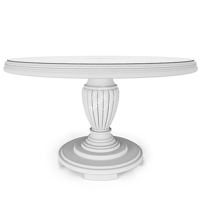 Handcrafted Dining Table Franco 3D model image 3