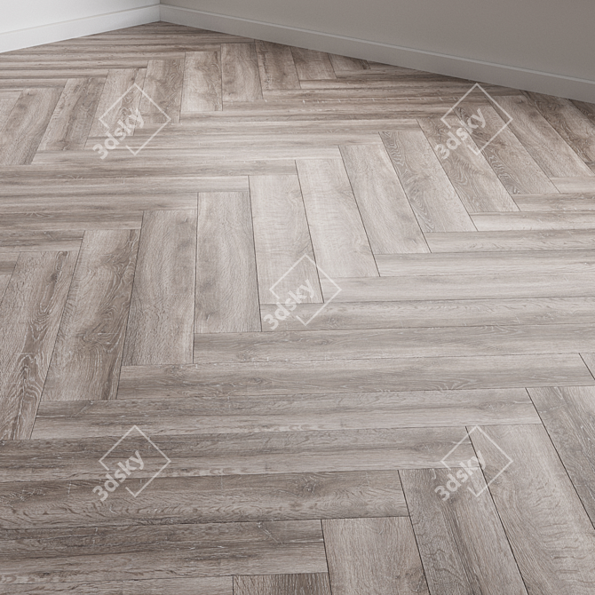 Luxury Oak Flooring Collection 3D model image 3