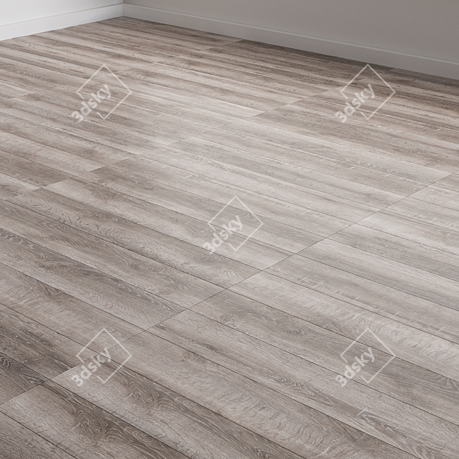 Luxury Oak Flooring Collection 3D model image 4