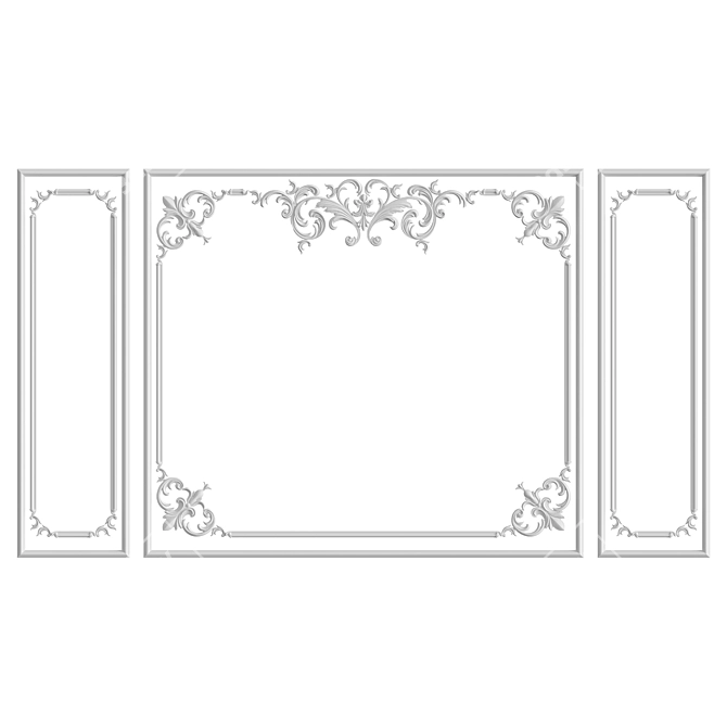 Custom Wall Solution No.61 3D model image 1
