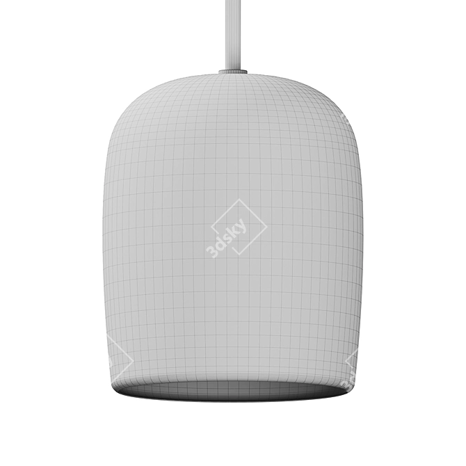 Elegant Scandinavian Pendant Light 3D model image 3