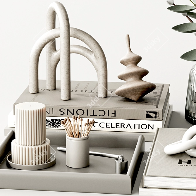 Modern Decorative Set 3D Models 3D model image 2