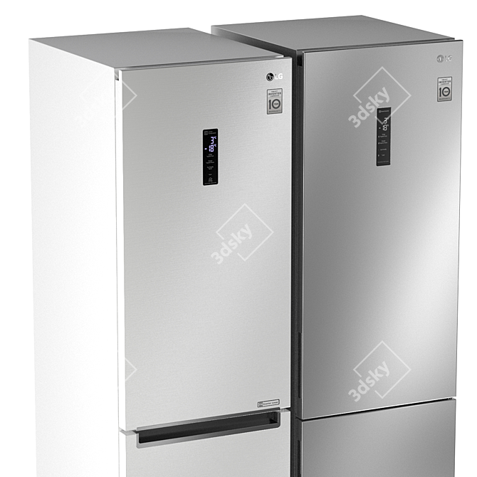 LG Refrigerator Set Trio 3D model image 3