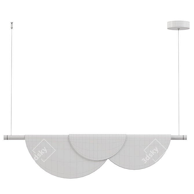 Colorful Modern Lamp Design 3D model image 3