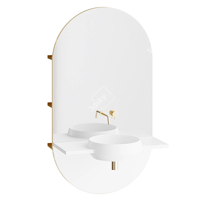 Ex.t ARCO | Sink Vanity Set 3D model image 2