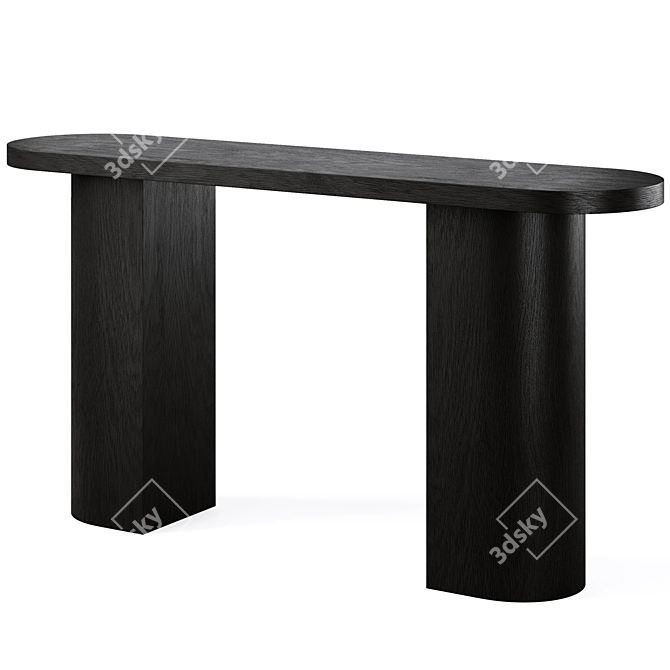 Sleek Catalina Console by Interior Secrets 3D model image 2