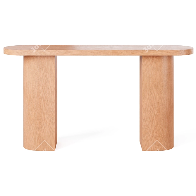 Sleek Catalina Console by Interior Secrets 3D model image 3