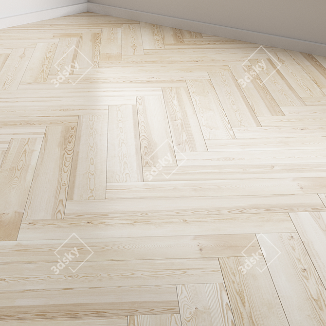  Oak Parquet Flooring Variety Set 3D model image 5