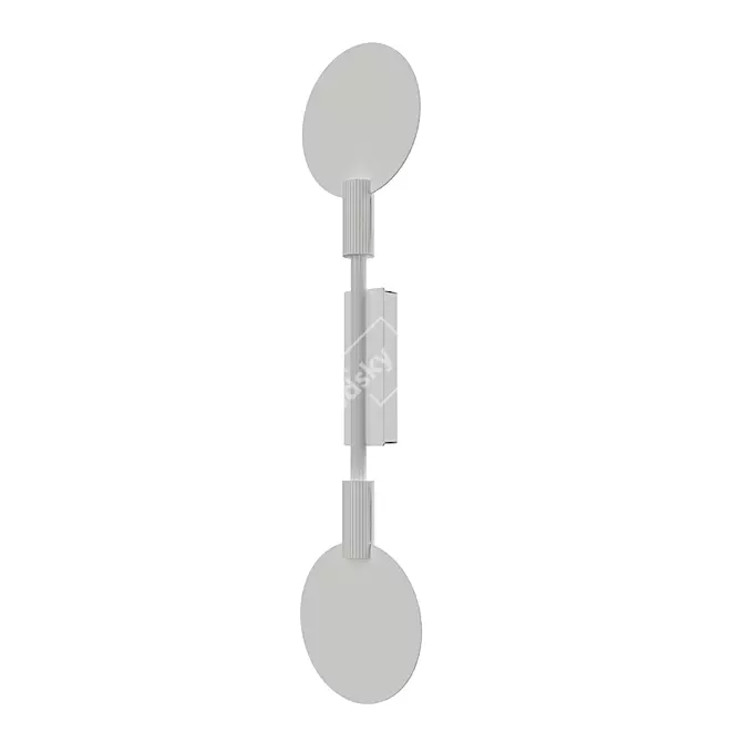  Sleek Minimalist Light Fixture 3D model image 2