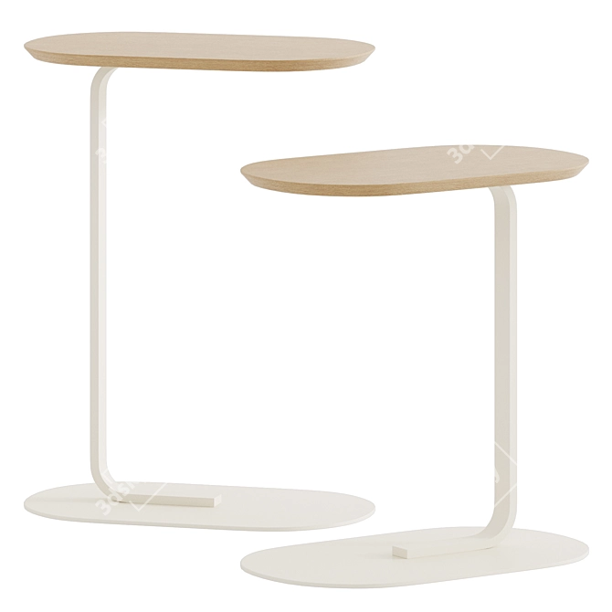 Modern Relate Side Table: 3D-Ready 3D model image 2