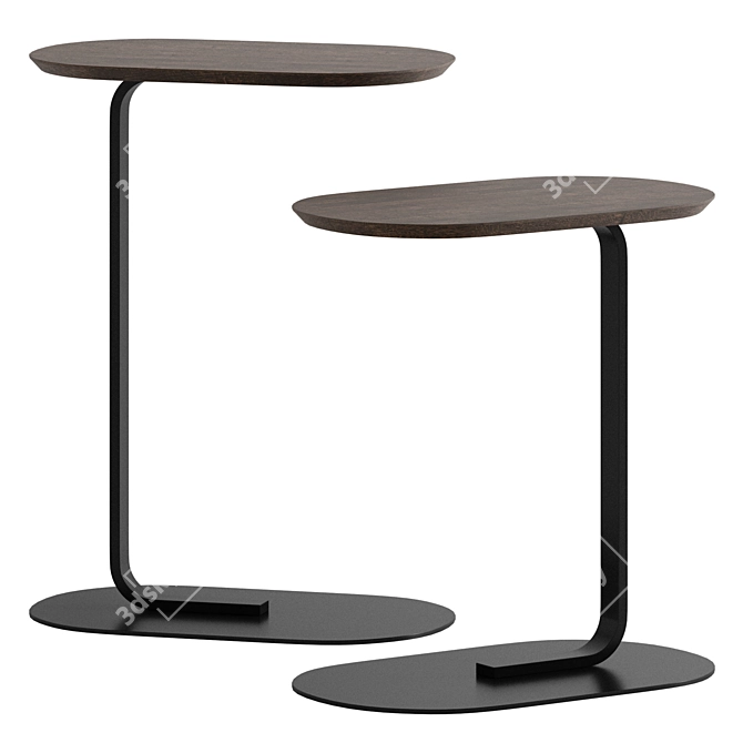 Modern Relate Side Table: 3D-Ready 3D model image 3