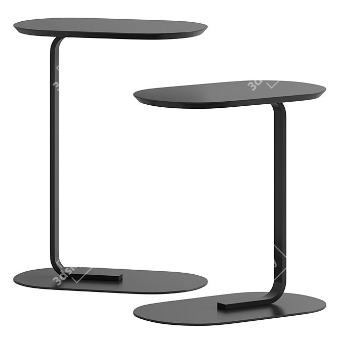 Modern Relate Side Table: 3D-Ready 3D model image 5