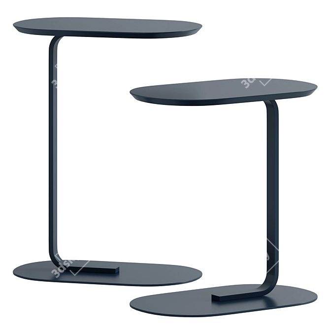 Modern Relate Side Table: 3D-Ready 3D model image 6