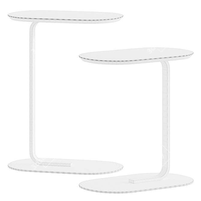 Modern Relate Side Table: 3D-Ready 3D model image 7