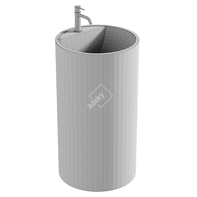 Cosmo Mirasoft Washbasin 3D model image 3