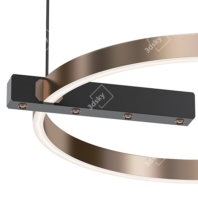 Elegant Veritate Pendant Light 3D model image 3