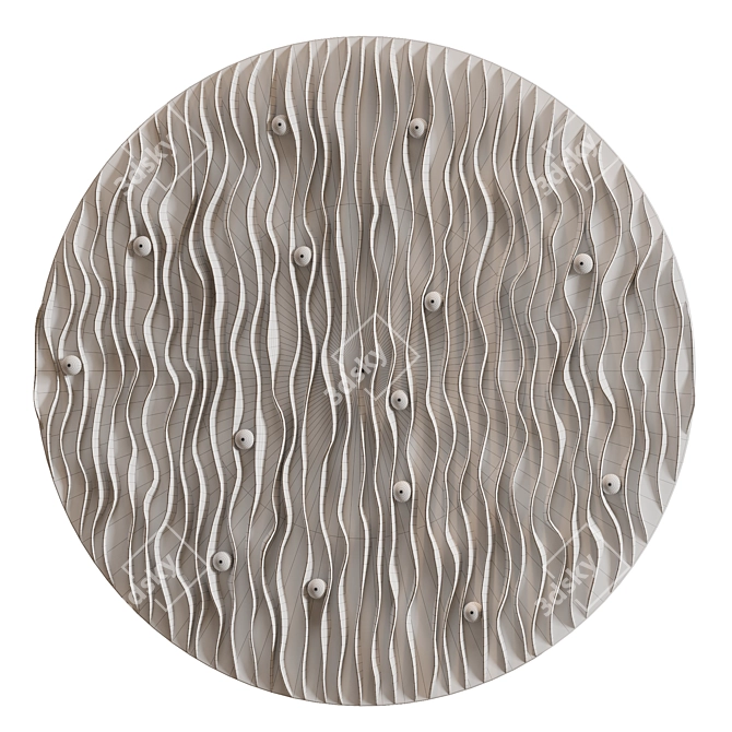 Artistic Bas-Relief Picture Sculpture 3D model image 3