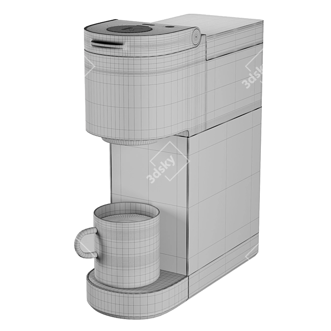 Compact Single Serve Coffee Maker 3D model image 1