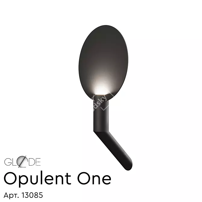 Minimalist Illumination: Opulent One 3D model image 1