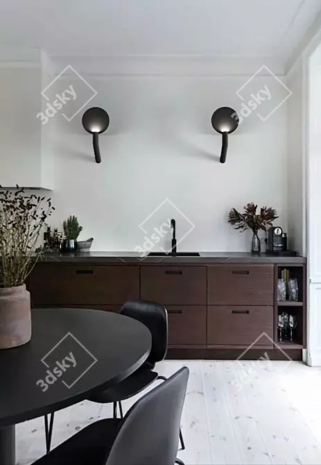 Minimalist Illumination: Opulent One 3D model image 3
