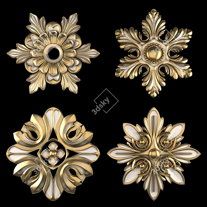 Ornament Design Pack 21 3D model image 3