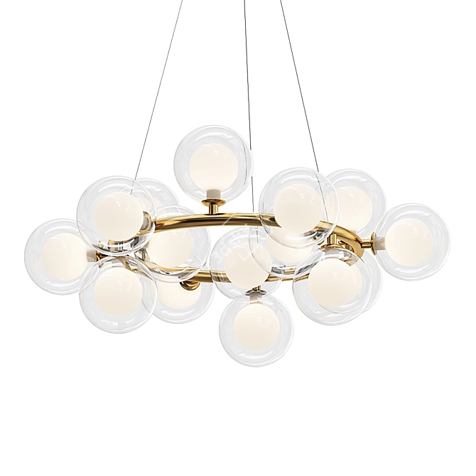 ImperiumLoft Pendant Chandelier LINDA 3D model image 1
