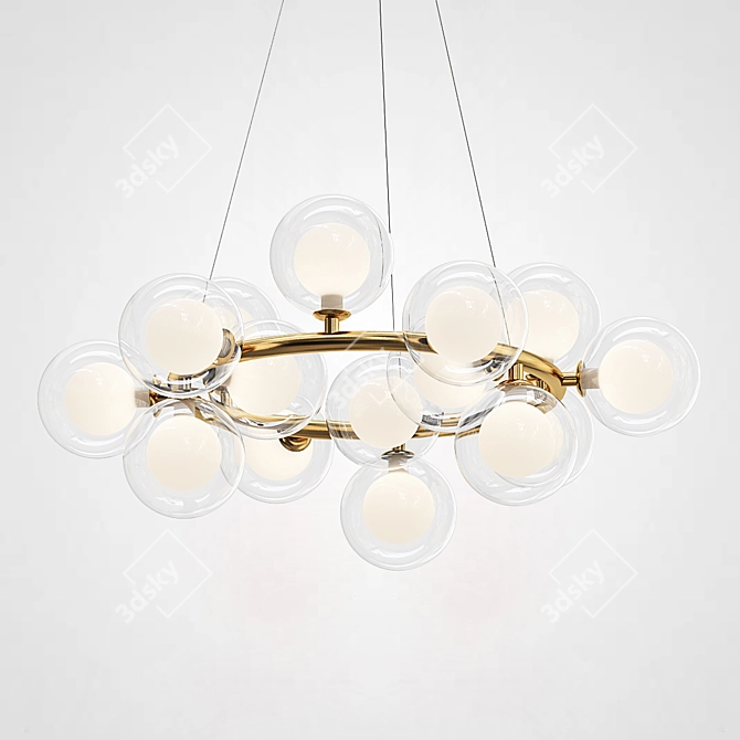 ImperiumLoft Pendant Chandelier LINDA 3D model image 2