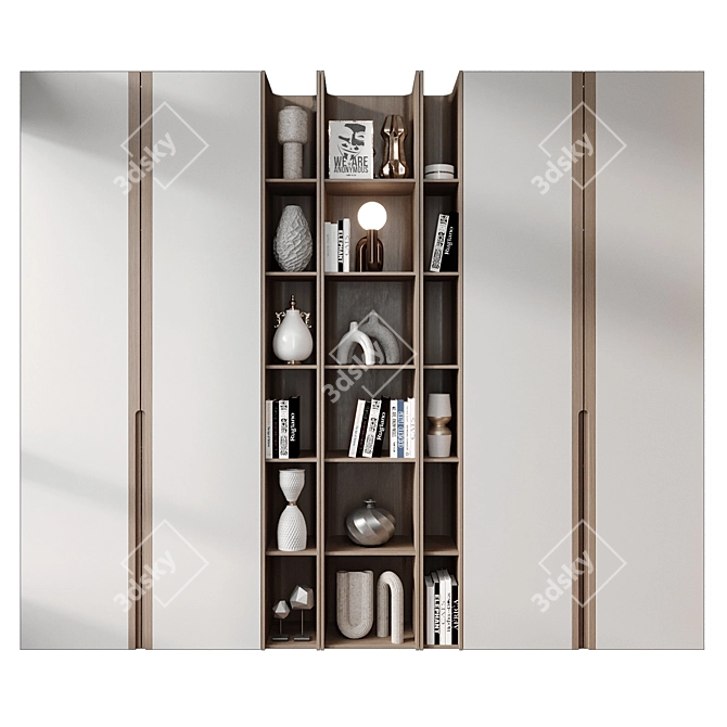 Premium Home Decor Cabinet GHS-2436 3D model image 1