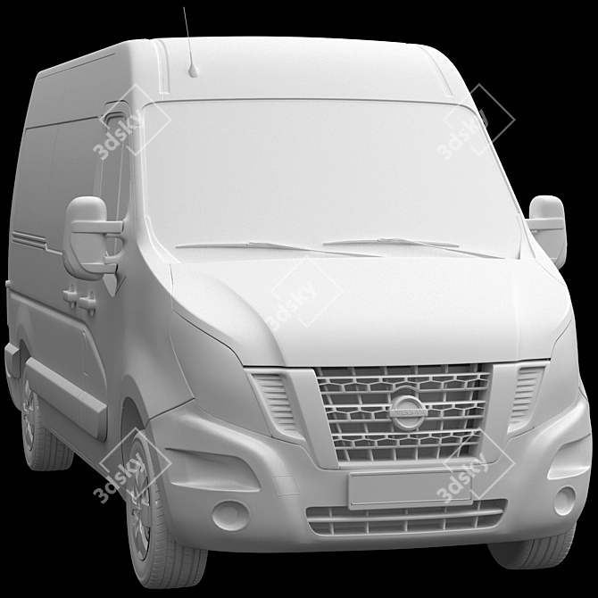 Nissan NV400 Minibus Models Pack 3D model image 7