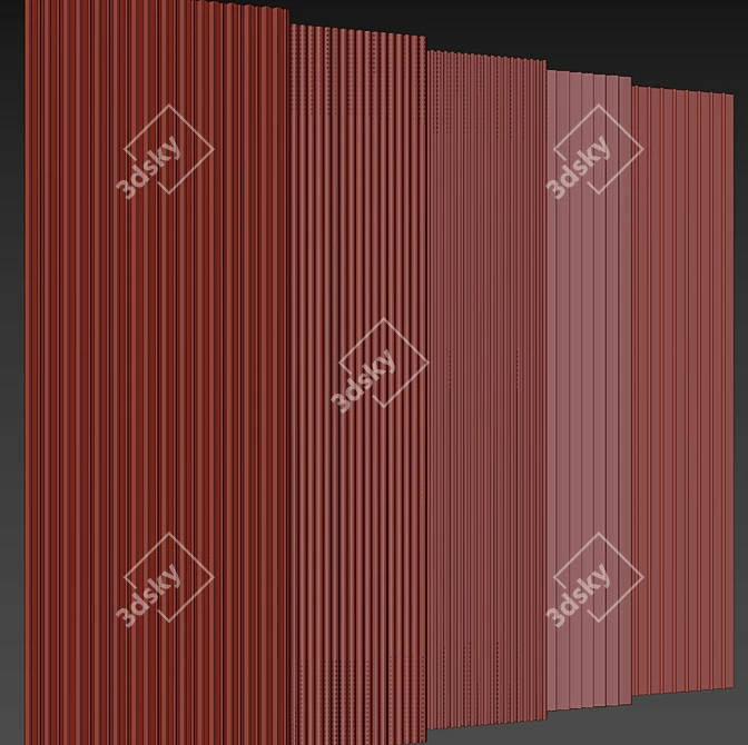 Customizable 3D Latho Panels 3D model image 7