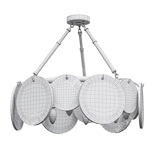ImperiumLoft LIOMA Pendant Chandelier 3D model image 3