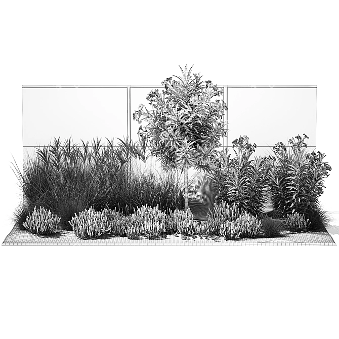 Urban Oasis Collection: Plants & Trees Set 3D model image 7