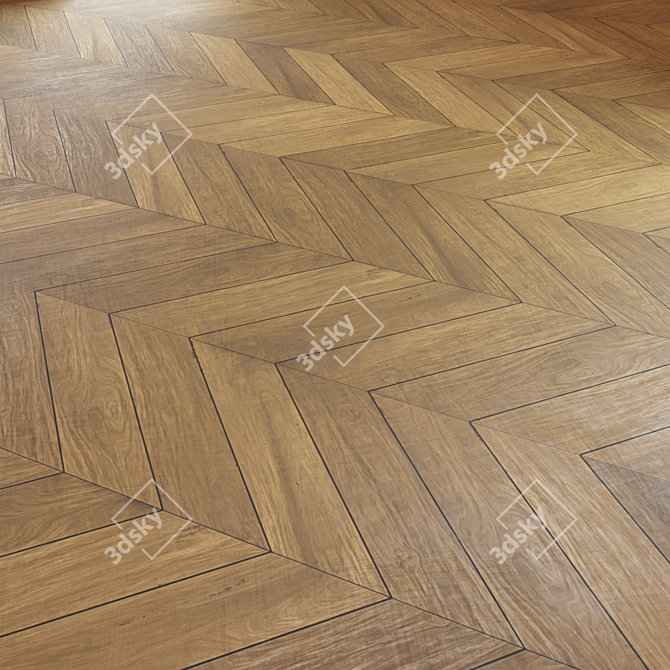 PBR Wood Texture Set 01 3D model image 5