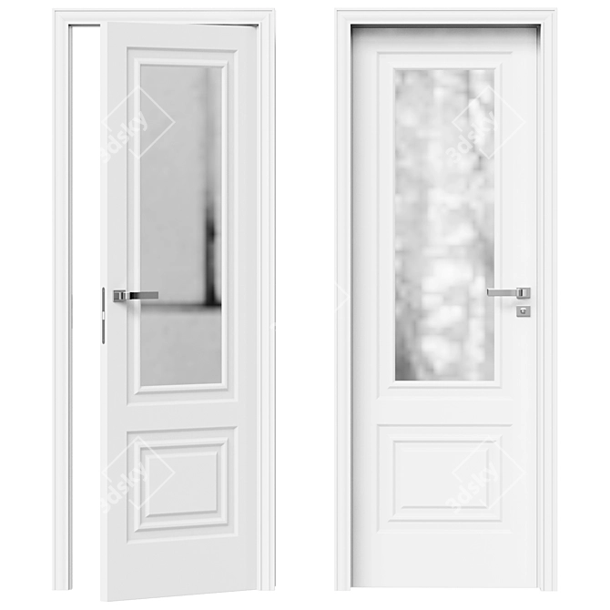MASCOT 8453 МСБЖ Interior Door 3D model image 1