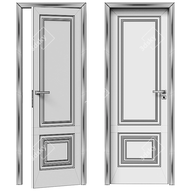 MASCOT 8453 МСБЖ Interior Door 3D model image 2