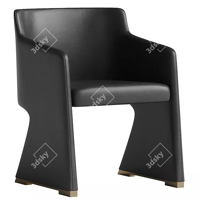 Sleek Modern OPHY Training Chair 3D model image 1