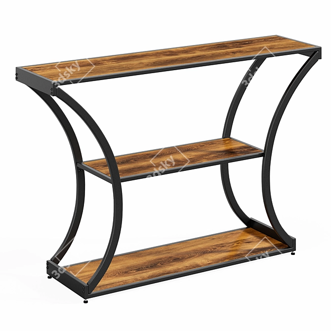 Sleek Modern Keellieh Console Table 3D model image 1