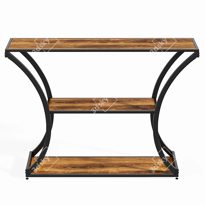 Sleek Modern Keellieh Console Table 3D model image 2