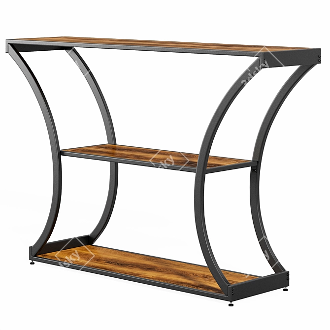 Sleek Modern Keellieh Console Table 3D model image 3