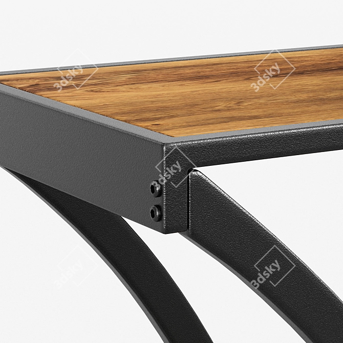 Sleek Modern Keellieh Console Table 3D model image 5