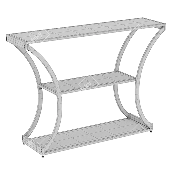 Sleek Modern Keellieh Console Table 3D model image 6