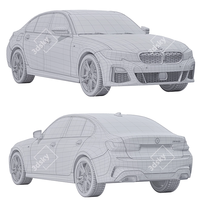 Luxury Car Model Collection Bundle 3D model image 3