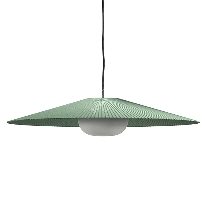 Modern UV-Mapped Pendant Lamp 3D model image 1