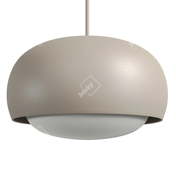 Gema M Ceramic Pendant Lamp 3D model image 1