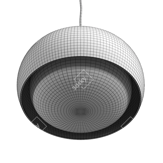 Gema M Ceramic Pendant Lamp 3D model image 6