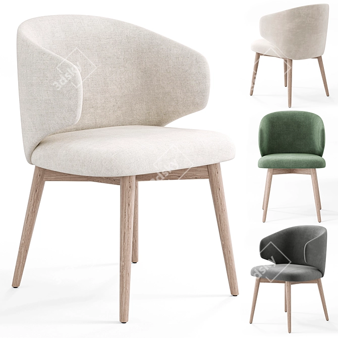 Modern Fargo Chair Design - Skdesign 3D model image 1