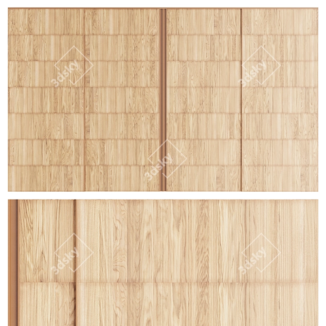 Modular Sliding Wall/Door 3D model image 1