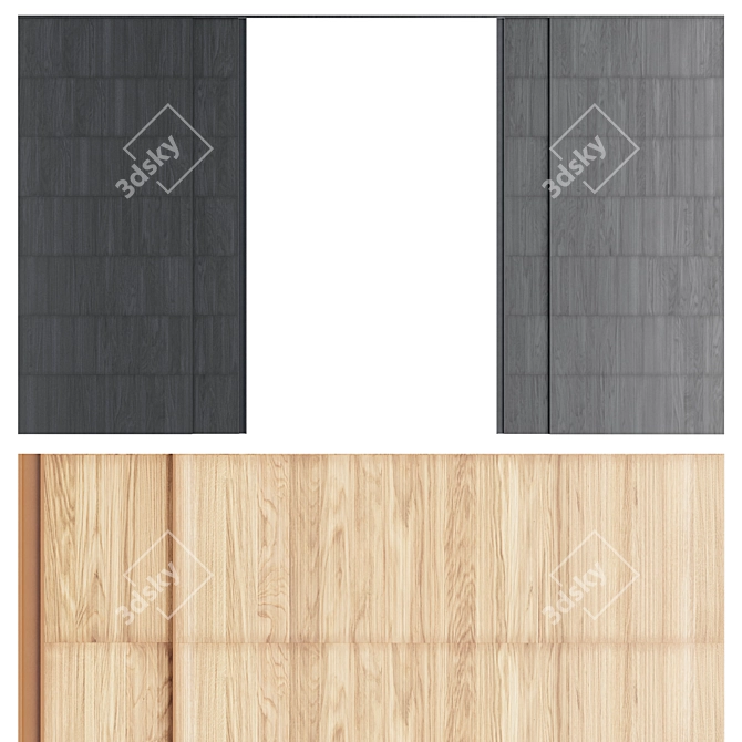 Modular Sliding Wall/Door 3D model image 2