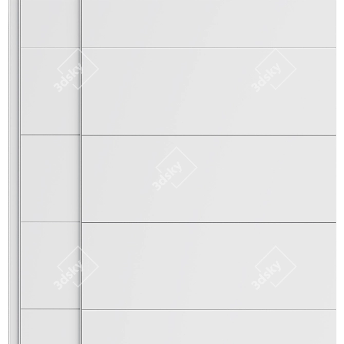 Modular Sliding Wall/Door 3D model image 4
