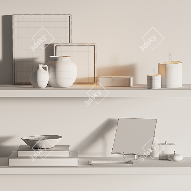 Chic Decor Set by Zara 3D model image 2